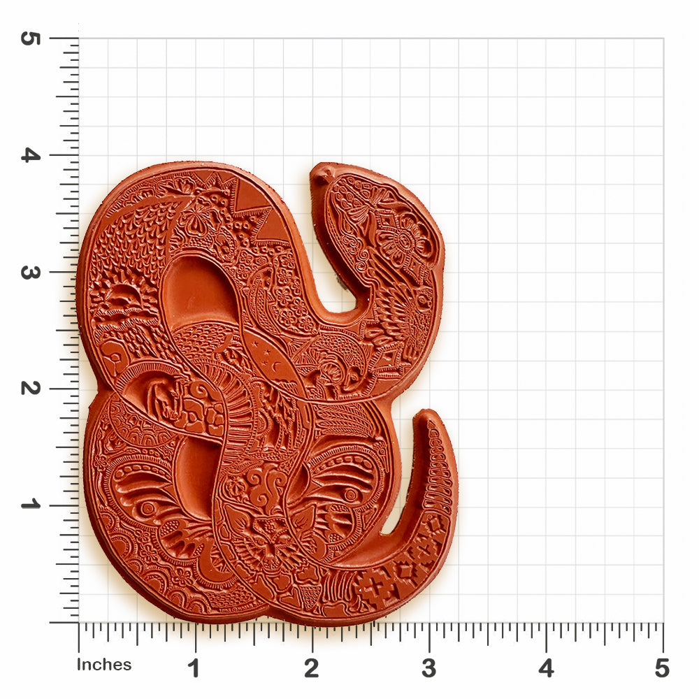 Cute Hognose Snake Rubber Stamp for Scrapbooking Crafting Stamping - Small  3/4 Inch 