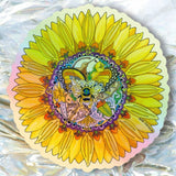 Sunflower Holographic Sticker