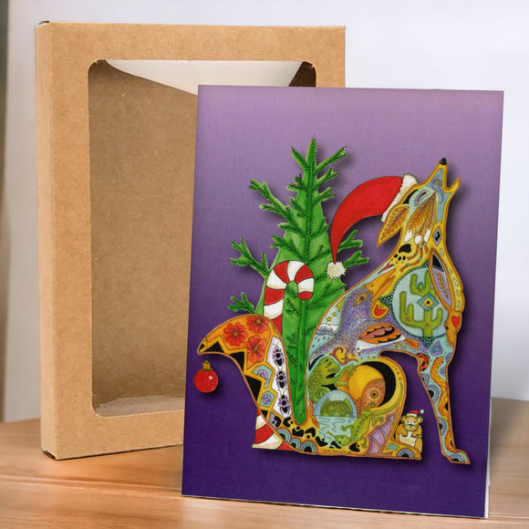 Coyote Holiday Boxed Card Set (8)