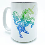 Unicorn (Rainbow) 15 oz Mug