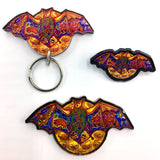 Bat Magnets, Keychains and Pins