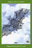 Bat Rubber Stamp