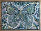 Blue Morpho Butterfly Blanket