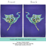 Flying Blue Heron Flag