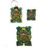 Frog Magnets, Keychains and Pins