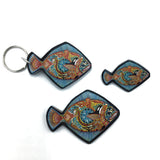 Halibut Magnets, Keychains and Pins