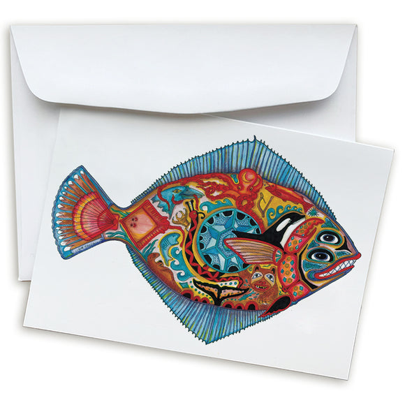 Halibut Note Card