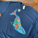 Blue Whale Long Sleeve Shirt