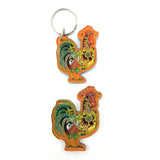 Rooster Magnet and Keychain