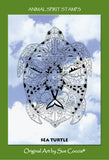 Sea Turtle Rubber Stamp