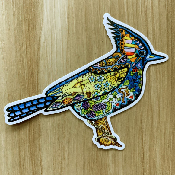 Stellar Blue Jay Sticker