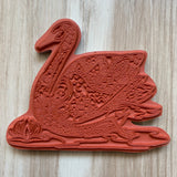 Swan Rubber Stamp