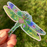 Dragonfly 2 Holographic Sticker