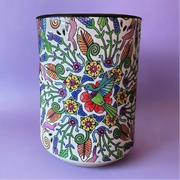 Hummingbird Lavender Mandala 15 oz Mug