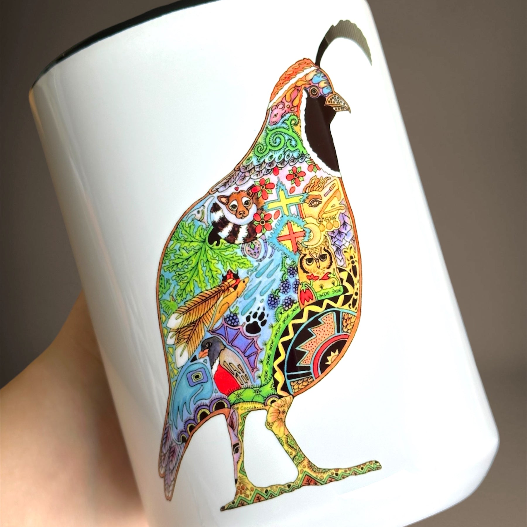 Quail 15 oz Mug