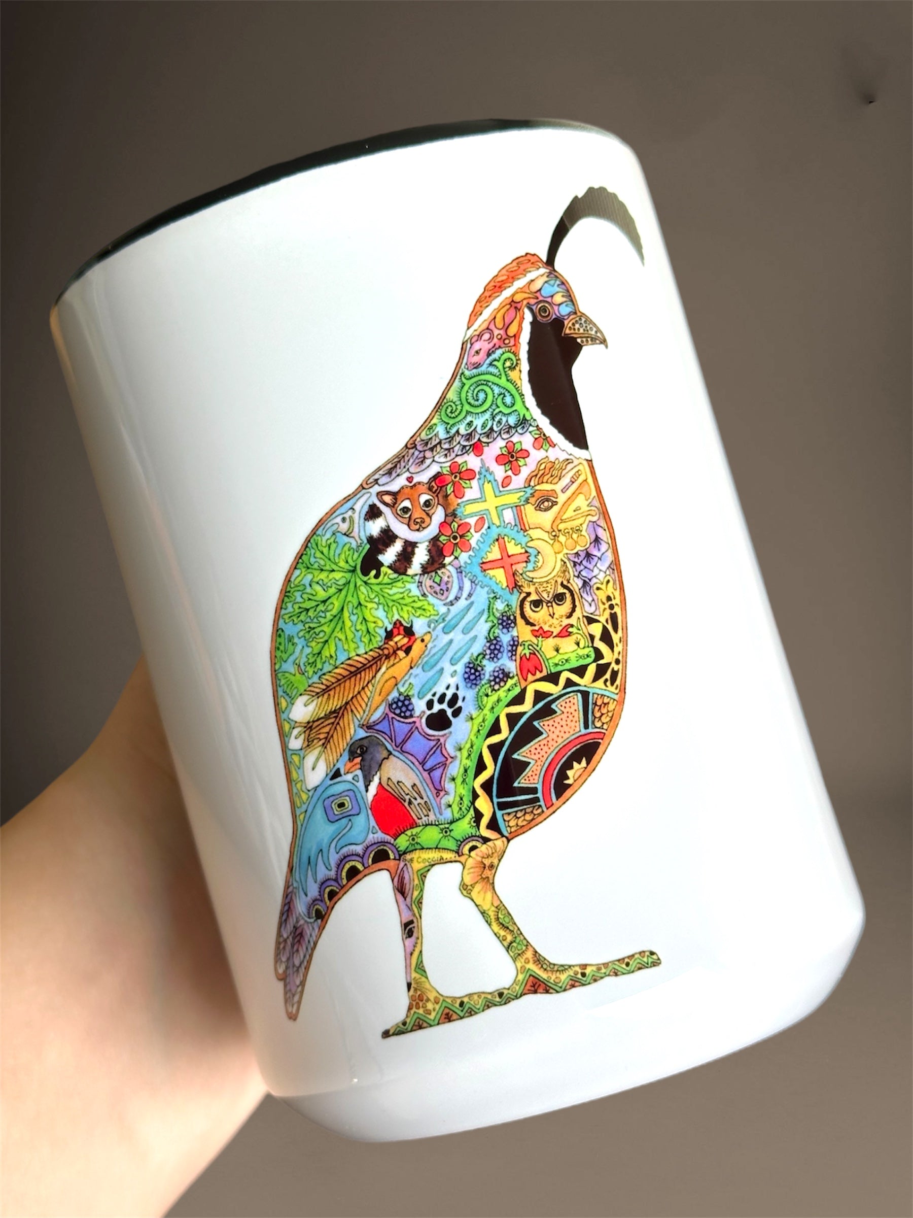 Quail 15 oz Mug