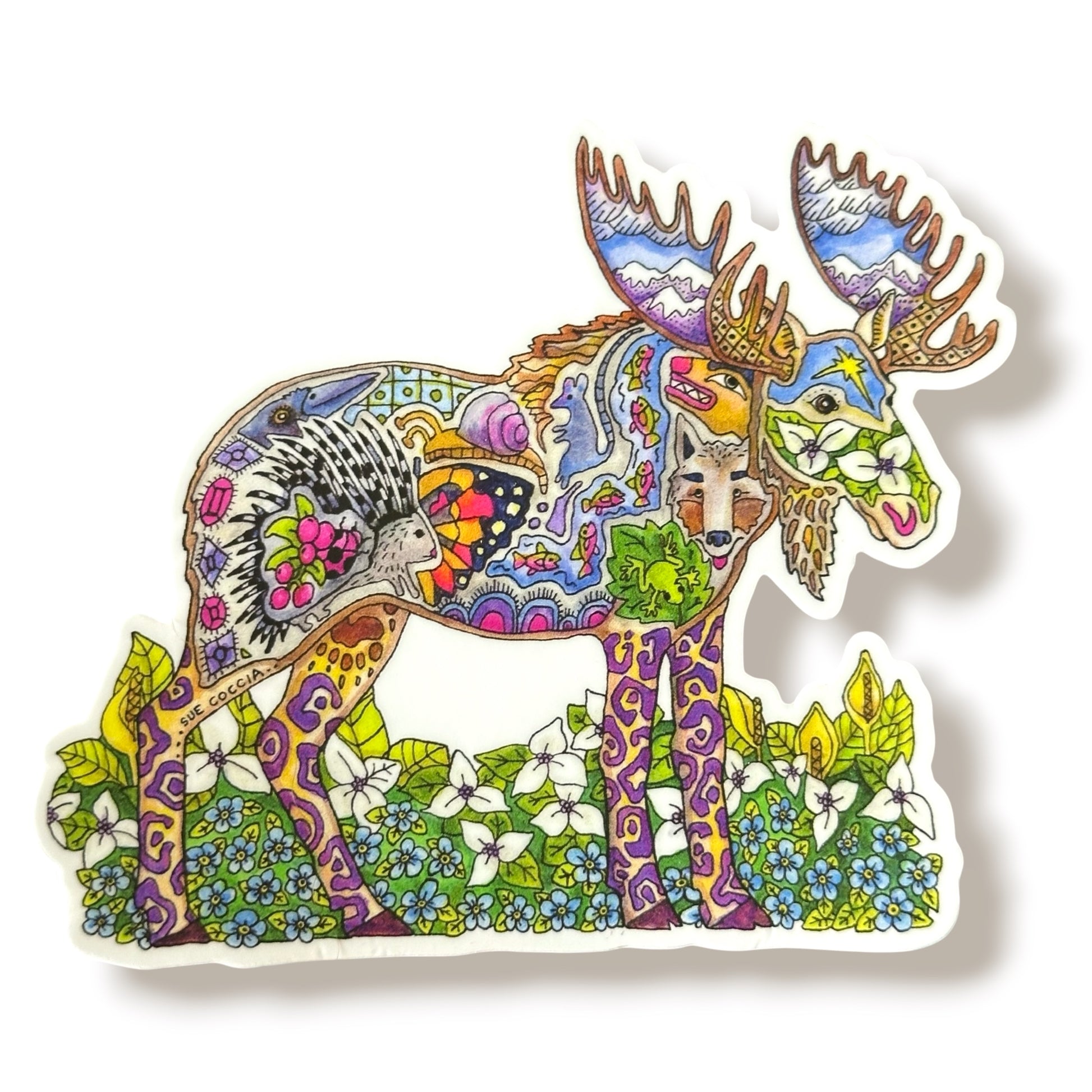 Moose 2 Sticker