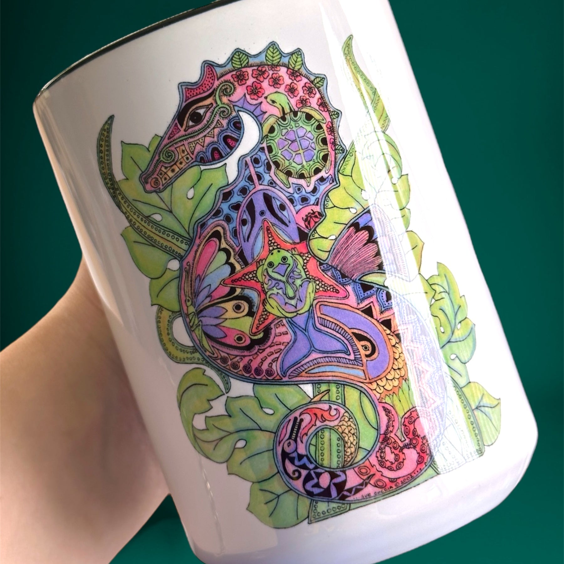 Seahorse 15 oz Mug