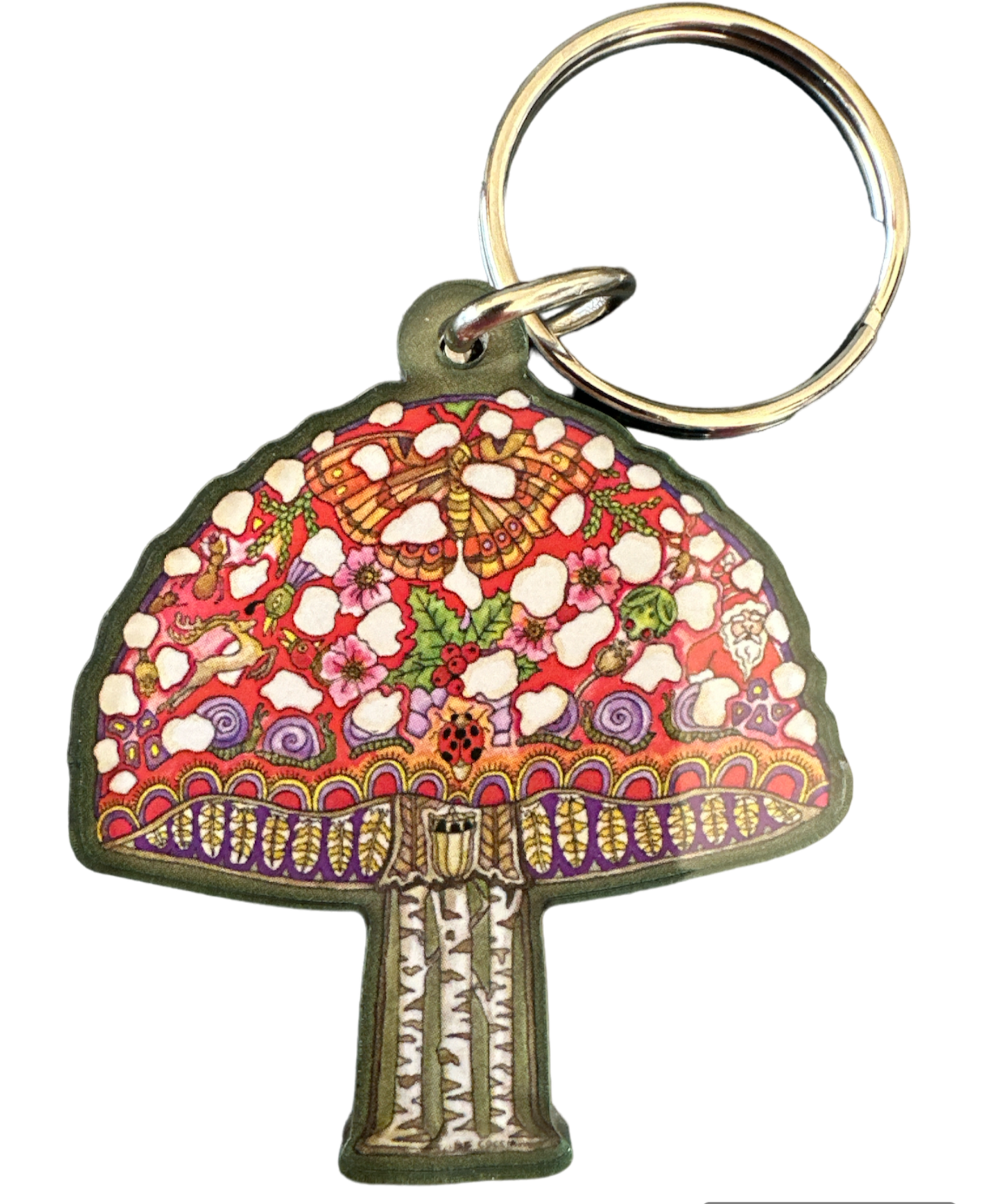 Mushroom Magnets, Keychains and Pins