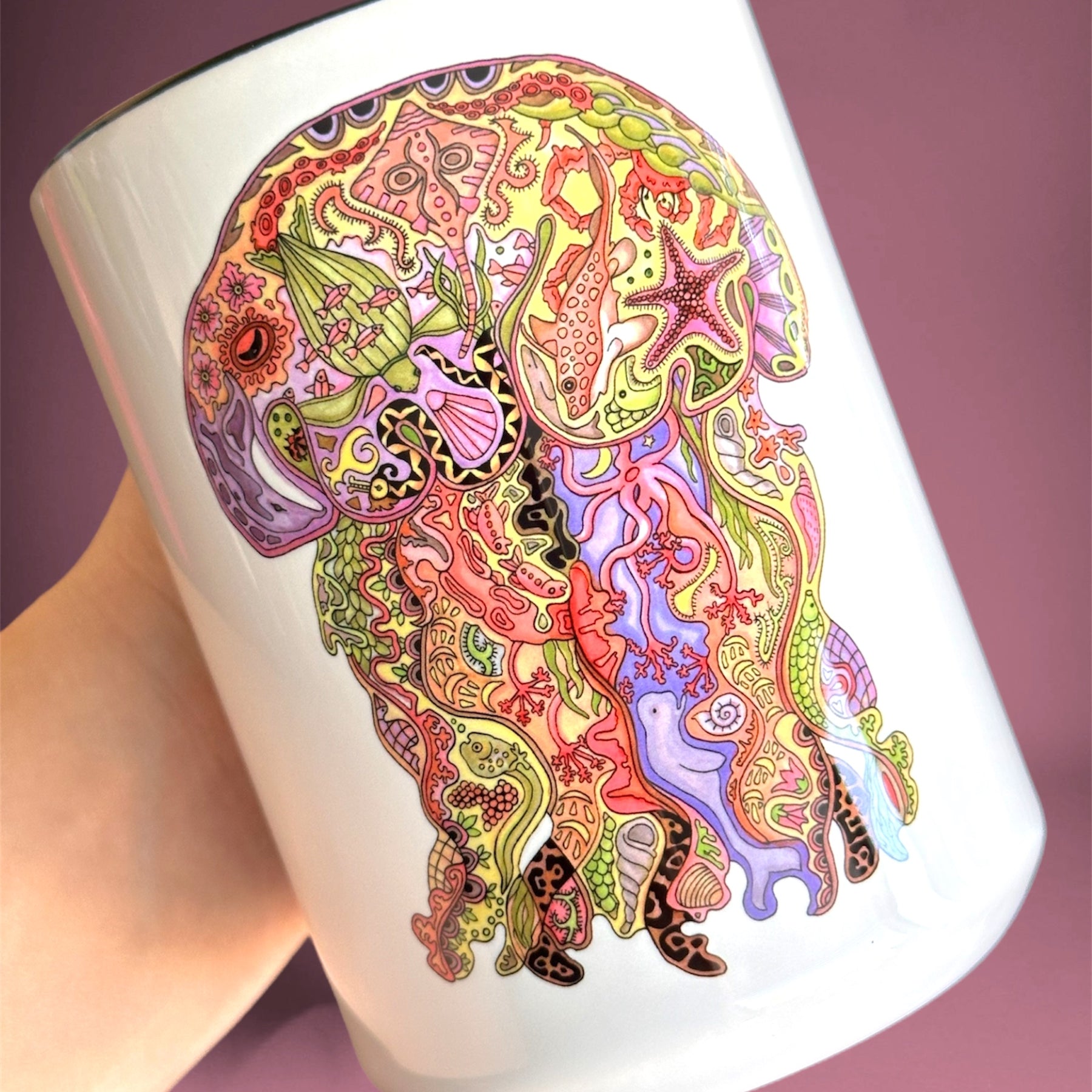 Jellyfish 15 oz Mug