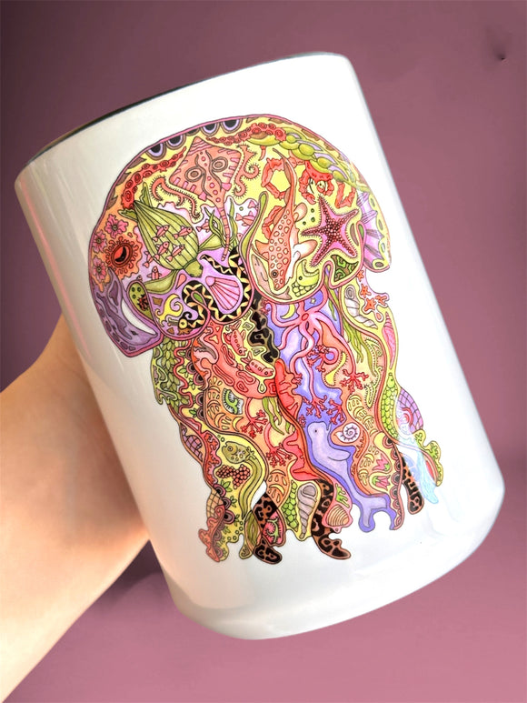 Jellyfish 15 oz Mug