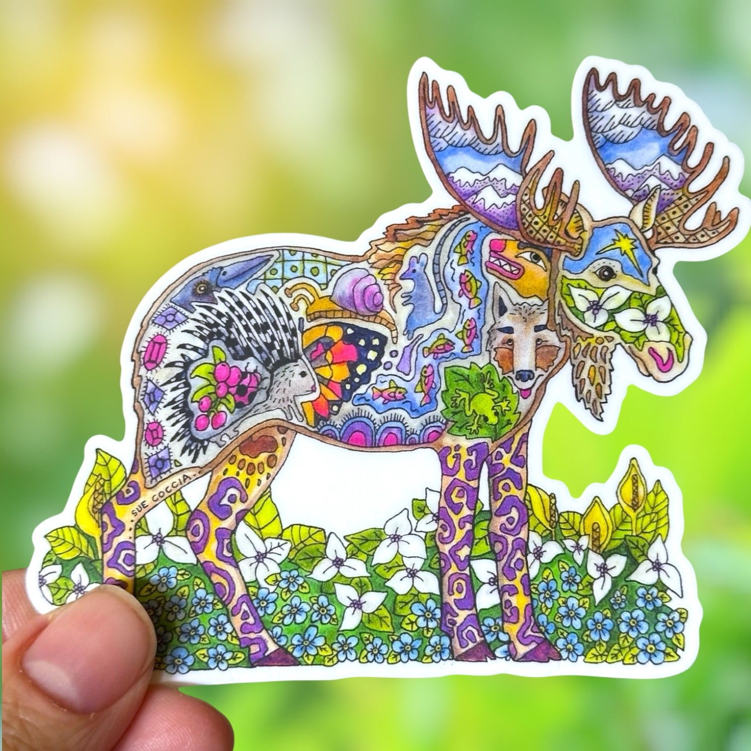 Moose 2 Sticker