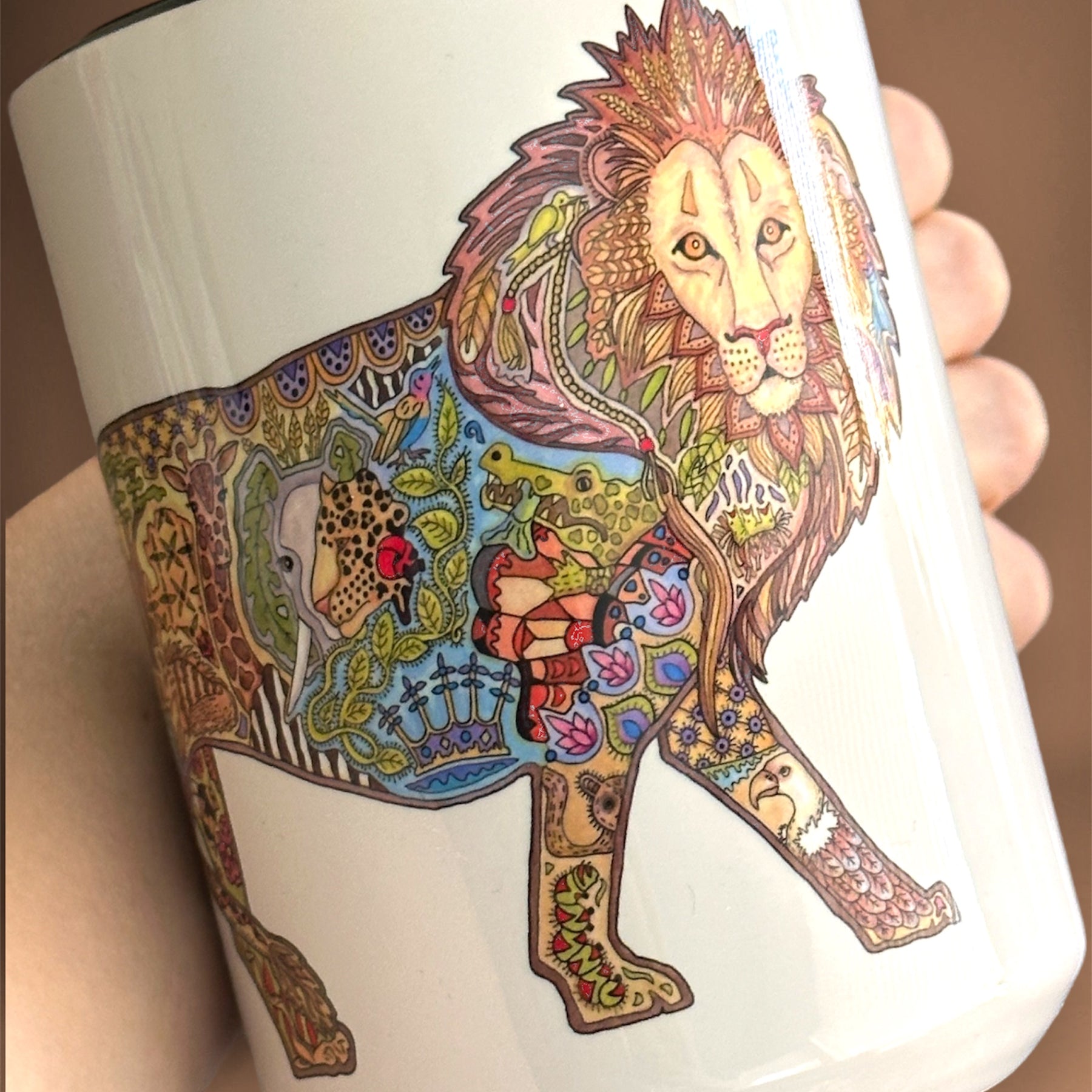 Lion 15 oz Mug