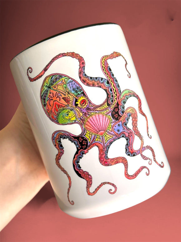 Octopus 15 oz Mug