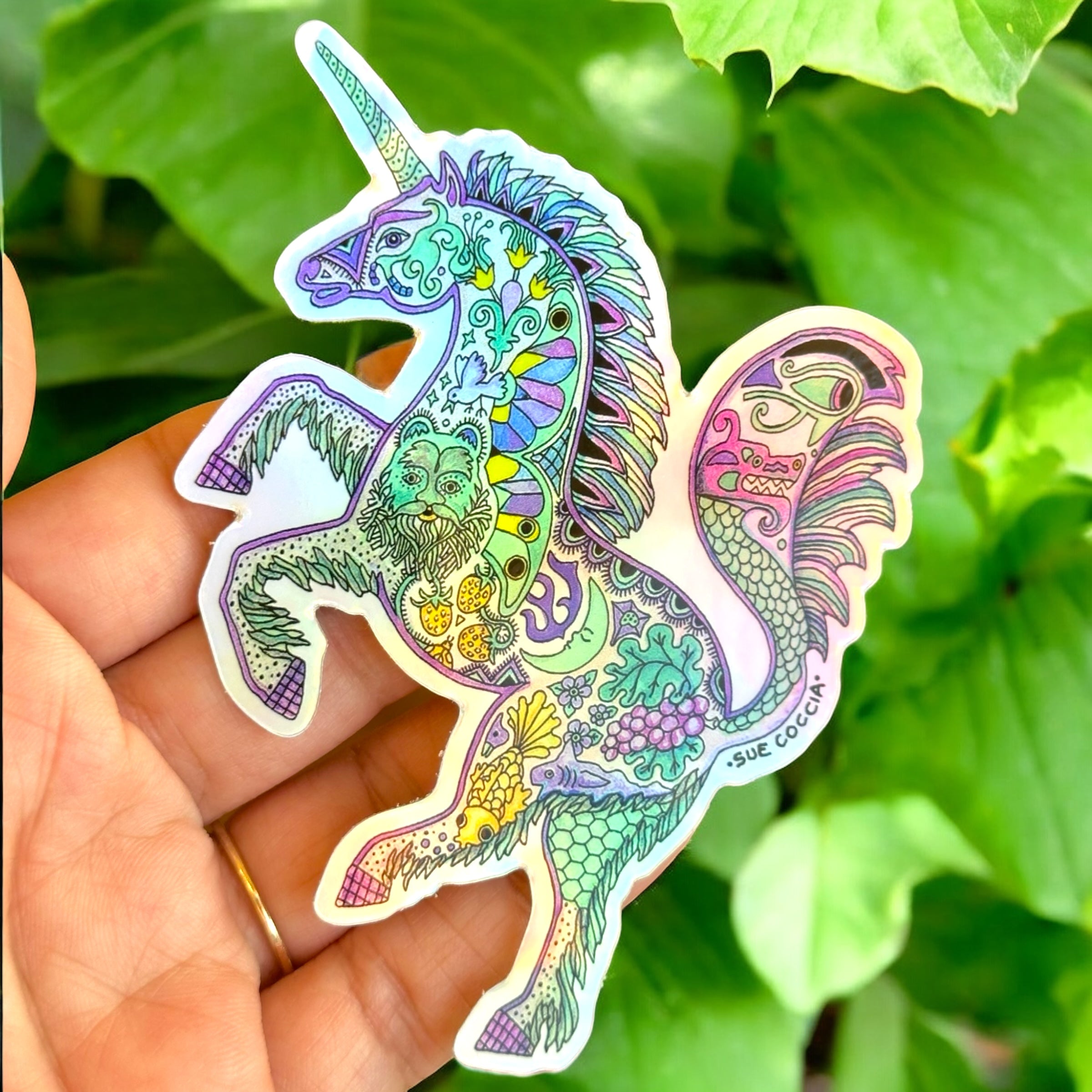 Unicorn Holographic Sticker