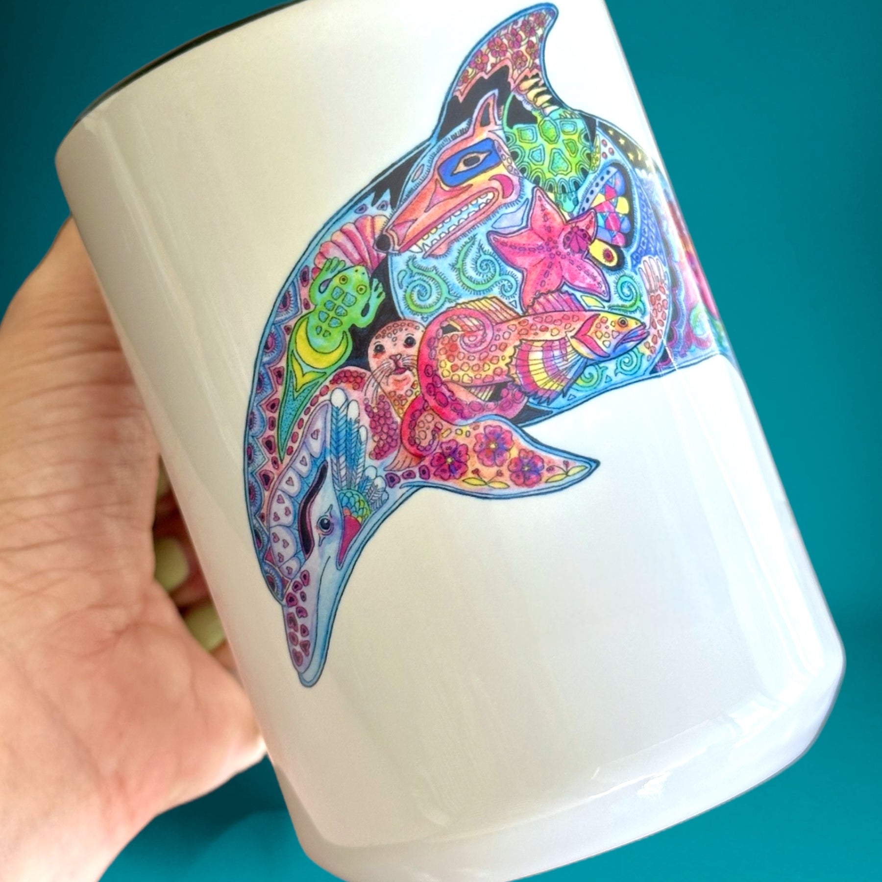 Dolphin 15 oz Mug