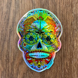 Sugar Skull Holographic Sticker