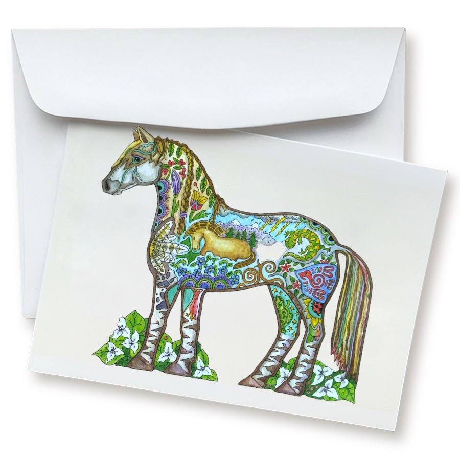Wild Horse Note Card