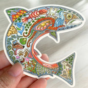 Coho Salmon Sticker
