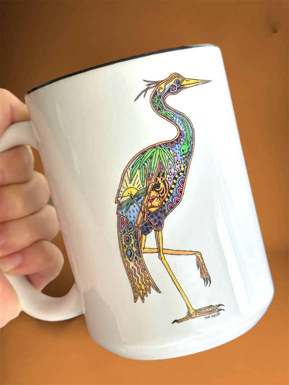 Heron 15 oz Mug