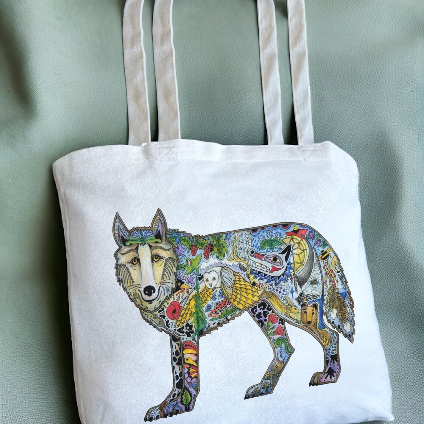 Wolf S Tote Bag - Large