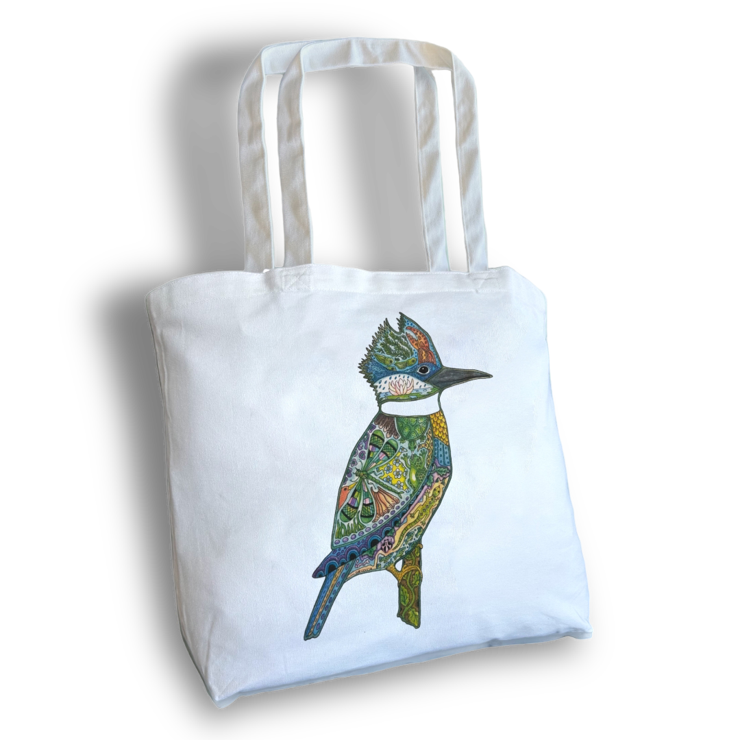 King Fisher Tote Bag - Large