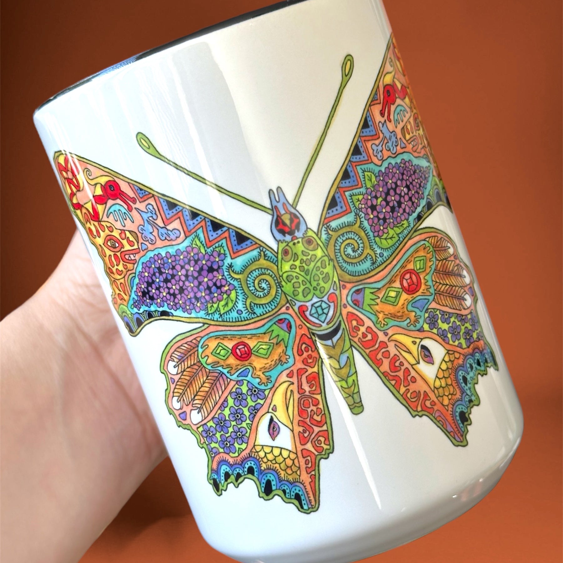 Comma Butterfly Fly 15 oz Mug