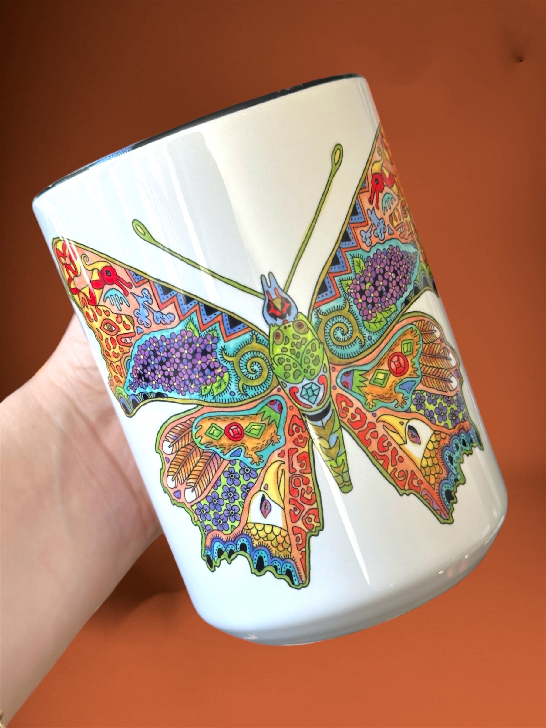 Comma Butterfly Fly 15 oz Mug