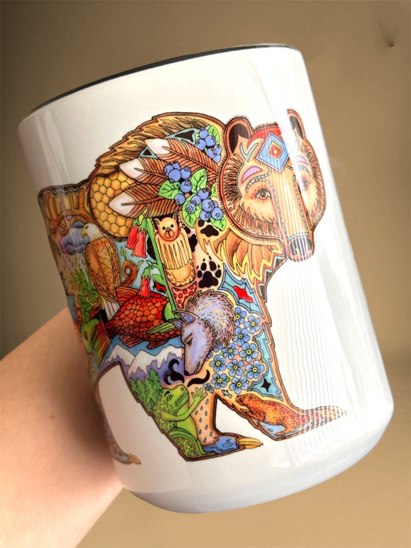 Grizzly Bear 15 oz Mug