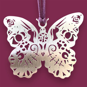 Blue Morpho Butterfly Animal Spirit Ornament