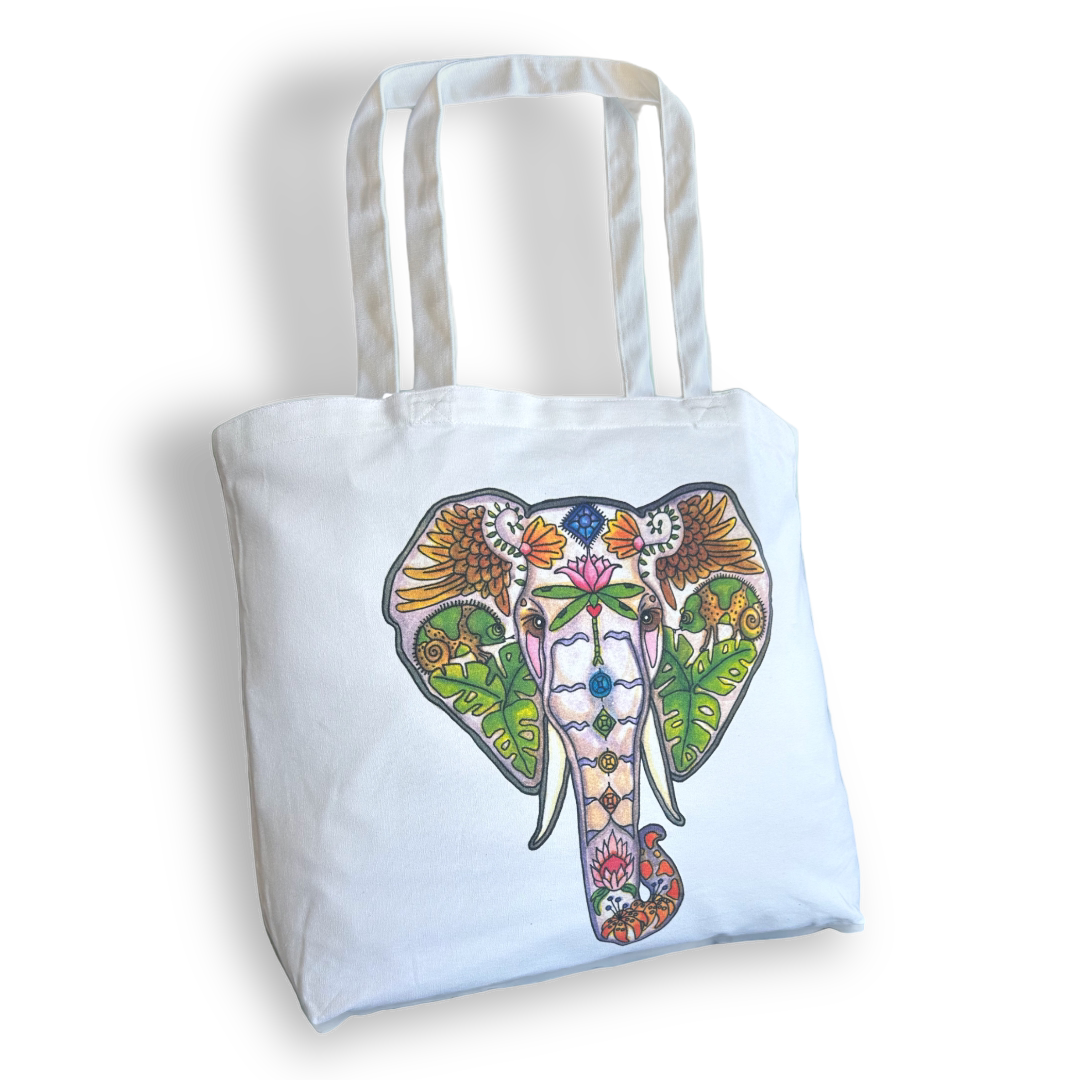 Mabula Elephant Tote Bag - Large