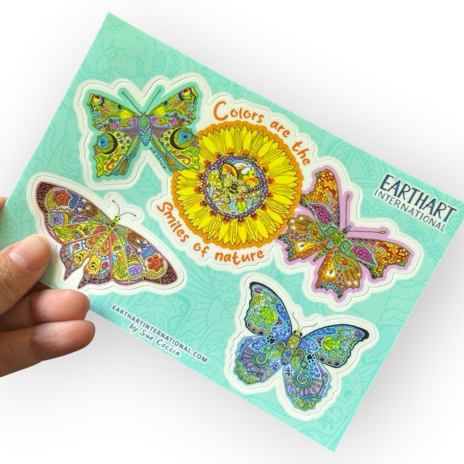 Garden Butterfly sticker sheet
