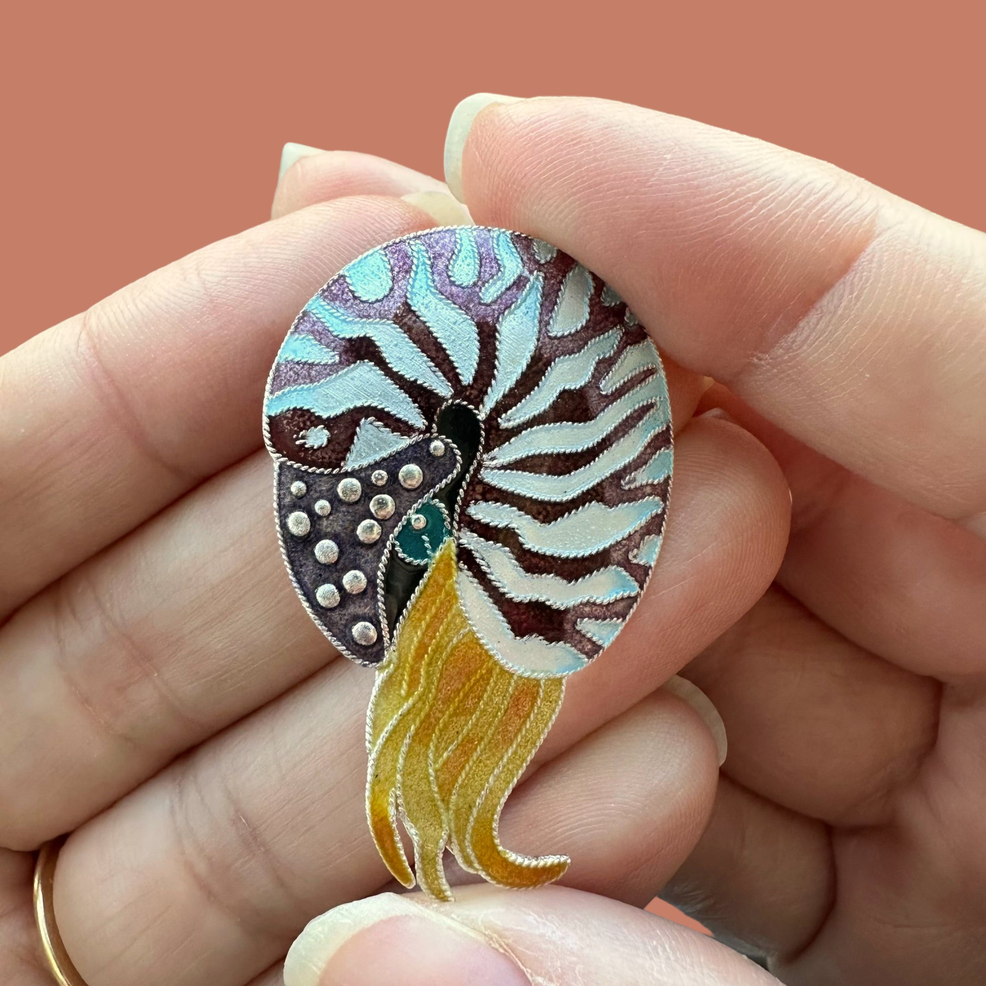 Nautilus Pin