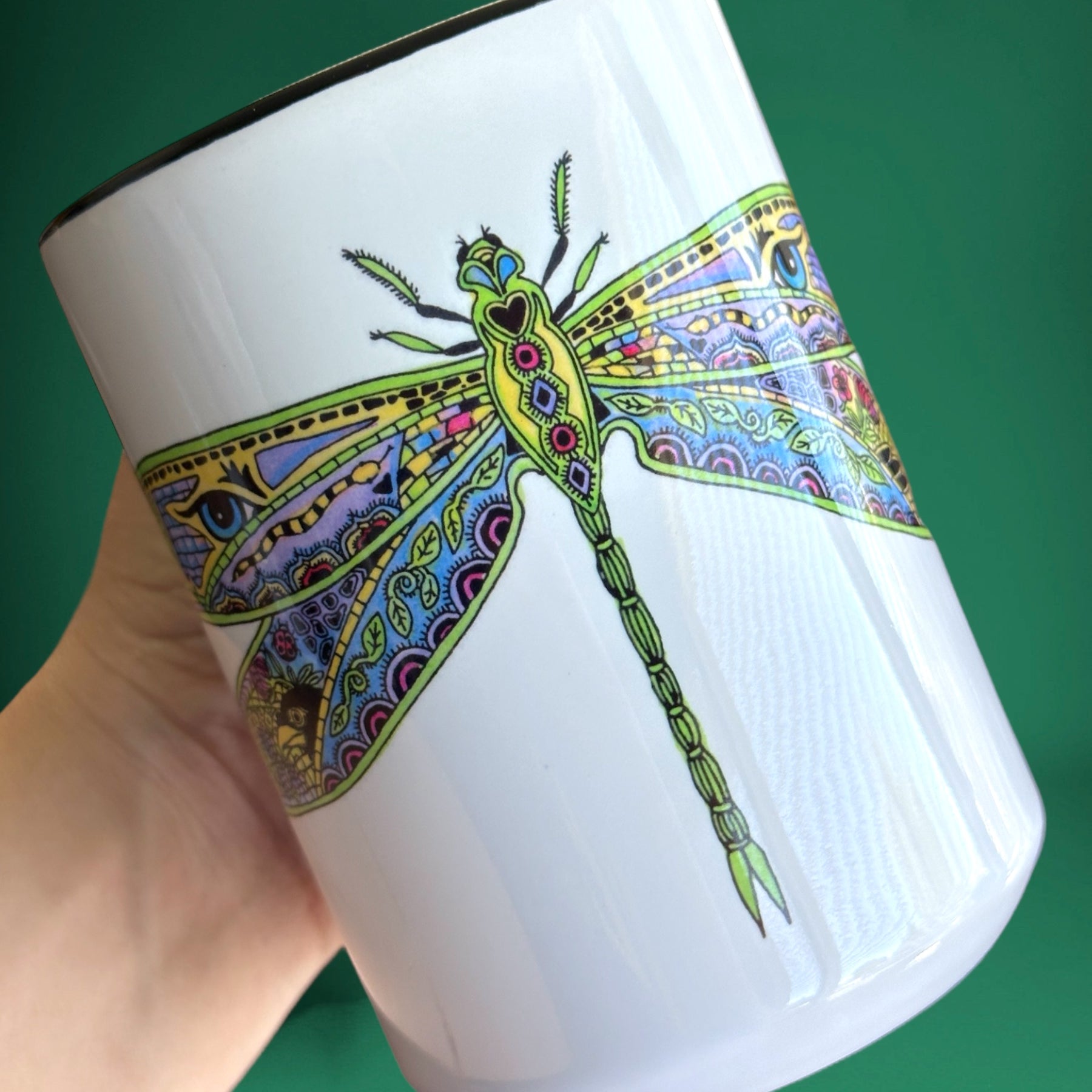 Dragonfly 15 oz Mug