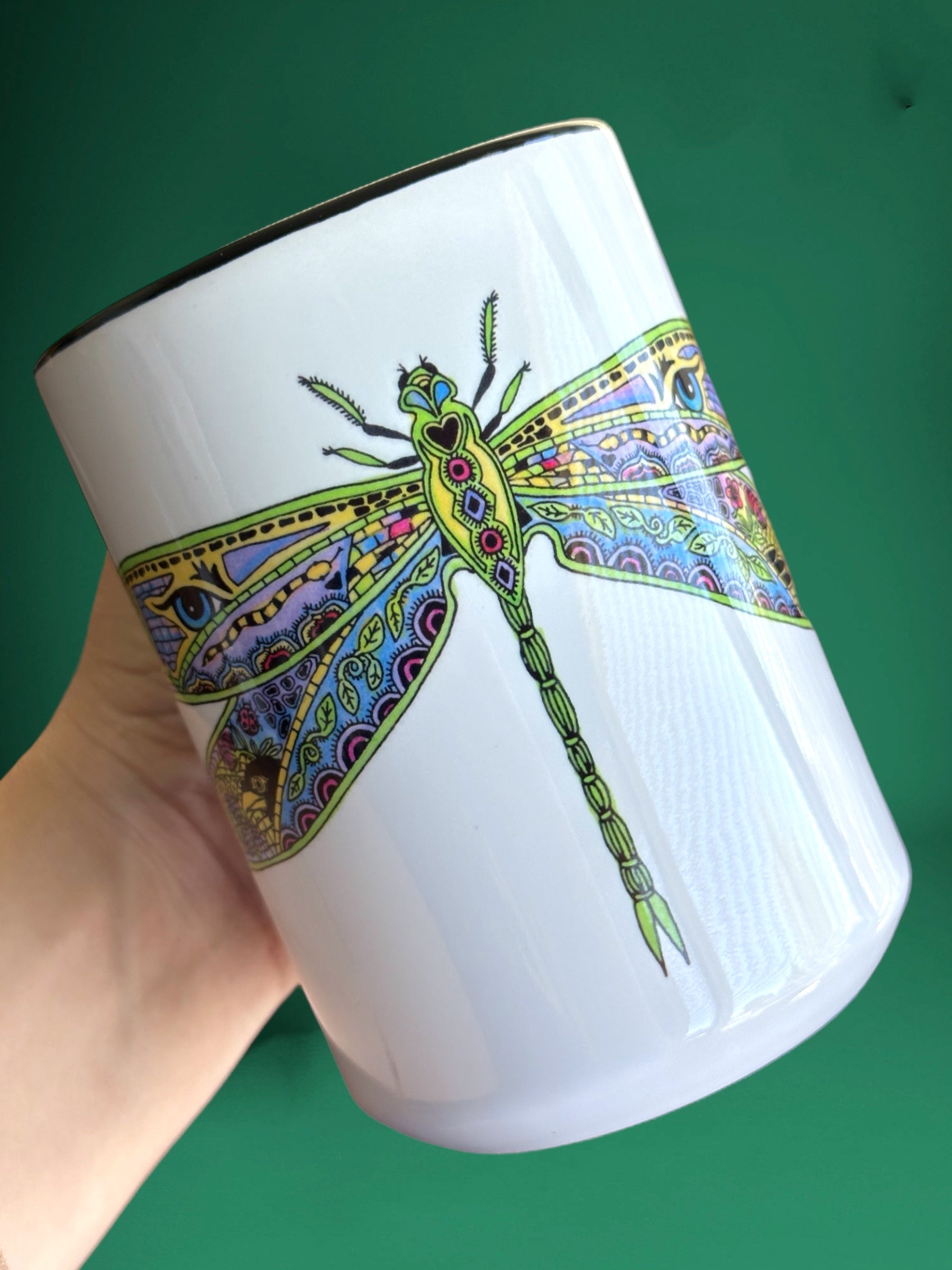 Dragonfly 15 oz Mug