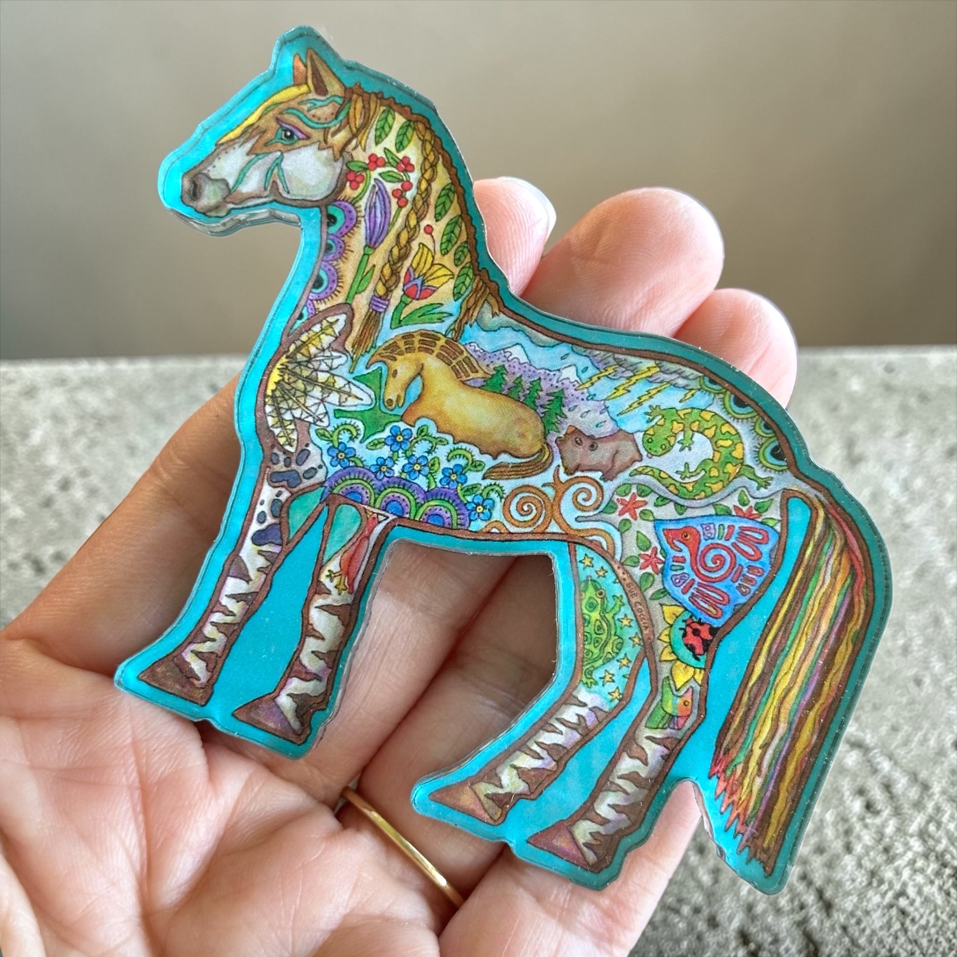 Wild Horse Magnets and Keychains