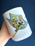 Flying Blue Heron 15 oz Mug