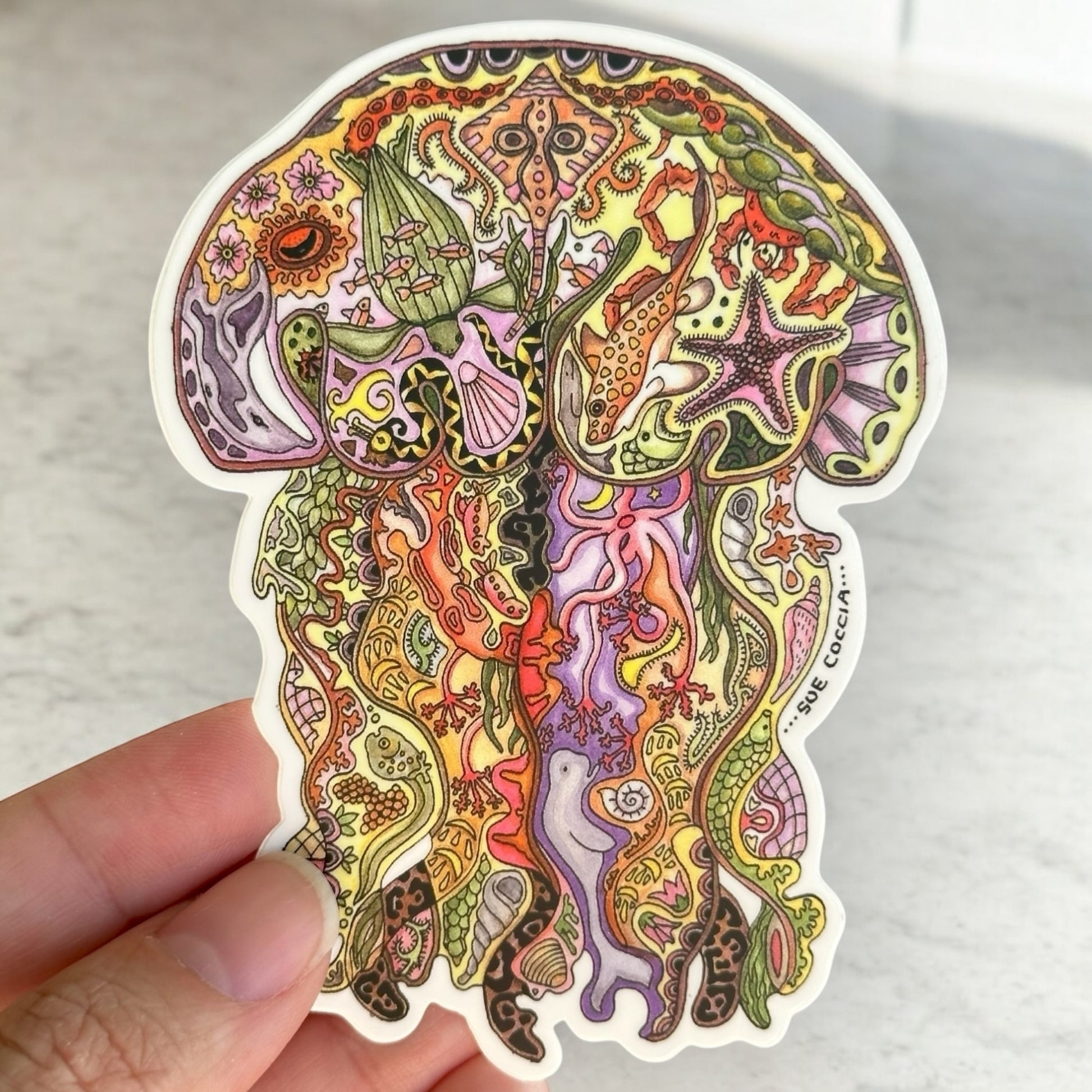Jellyfish Sticker