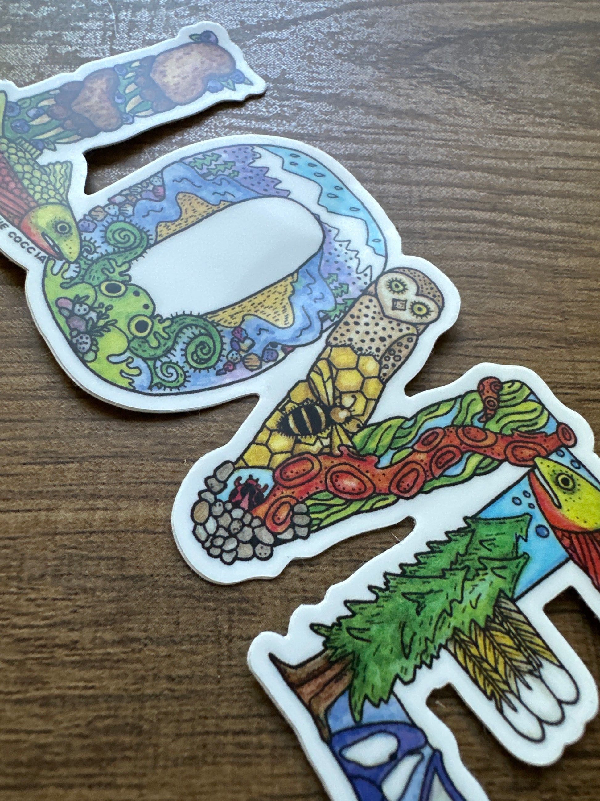 LOVE vinyl sticker