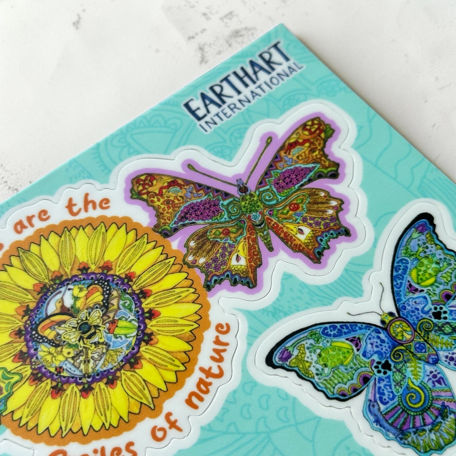 Garden Butterfly sticker sheet